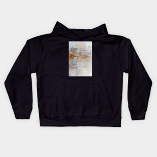 Scratches on a grunge metal wall Kids Hoodie